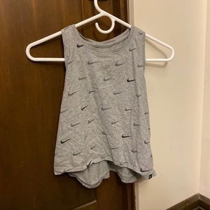 Gray Athletic Tank Top